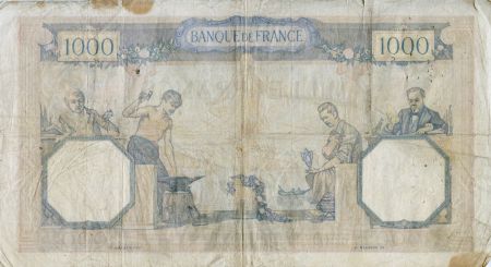 France 1000 Francs Cérès et Mercure - 18-06-1936 Série G.2495 - B+
