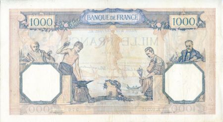 France 1000 Francs Cérès et Mercure - 18/07/1940 Série R.10247 - TTB