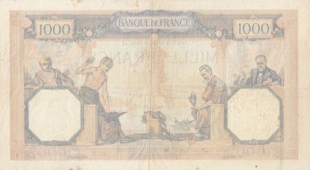 France 1000 Francs Cérès et Mercure - 18-07-1940 Série X.10446 - TB