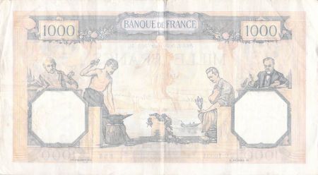 France 1000 Francs Cérès et Mercure - 20-06-1940 Série C.10031 - PTTB