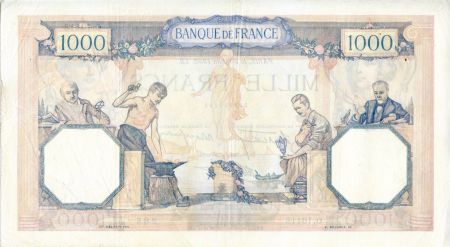 France 1000 Francs Cérès et Mercure - 20/06/1940 Série O.10118 - TTB