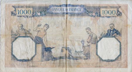 France 1000 Francs Cérès et Mercure - 20-10-1938 Série W.4591 - TTB