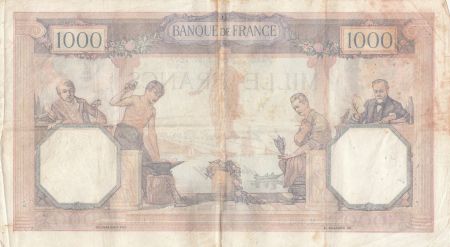 France 1000 Francs Cérès et Mercure - 24-08-1927 - Série M.483