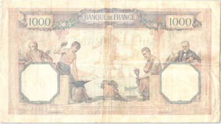France 1000 Francs Cérès et Mercure - 24-12-1931 C.1669