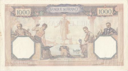 France 1000 Francs Cérès et Mercure - 25-02-1932 Série A.1777