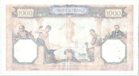 France 1000 Francs Cérès et Mercure - 26-01-1933 Série U.2337