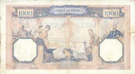 France 1000 Francs Cérès et Mercure - 26/01/1939 Série G.5960 - TTB