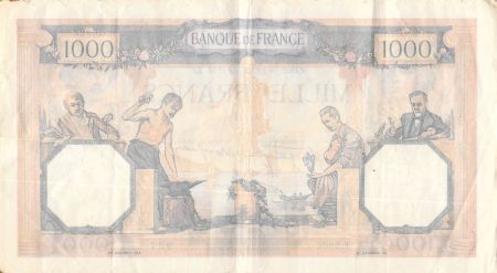 France 1000 Francs Cérès et Mercure - 26-01-1939 Série T.5602 - TTB