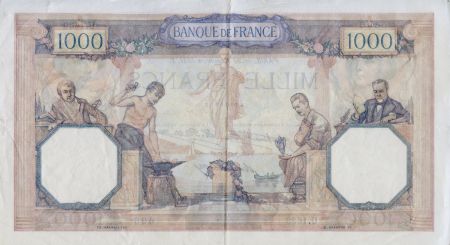 France 1000 Francs Cérès et Mercure - 26-11-1931 Série U.1639 - TTB