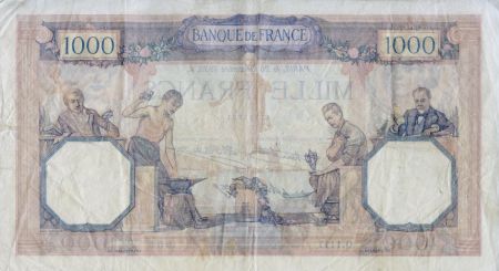 France 1000 Francs Cérès et Mercure - 26-12-1930 Série O.1117 - TTB