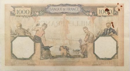 France 1000 Francs Cérès et Mercure - 29-02-1940 Série C.9002 - TTB