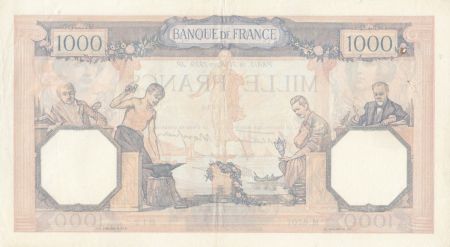 France 1000 Francs Cérès et Mercure - 30-03-1939 Série M.6707 - TTB+