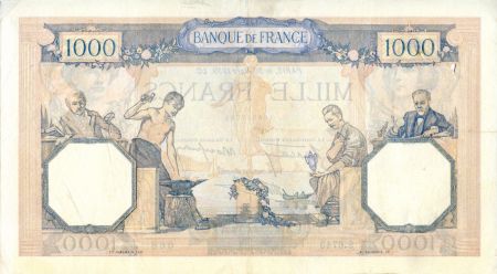 France 1000 Francs Cérès et Mercure - 30/03/1939 Série S.6743 - TTB