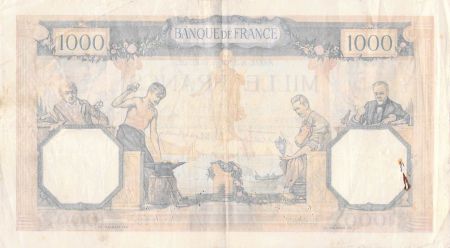 France 1000 Francs Cérès et Mercure - 30-03-1939 Série U.6865 - TB+