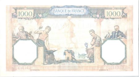France 1000 Francs Cérès et Mercure - 30-05-1940 Série R.9819
