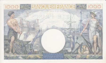 France 1000 Francs Commerce et Industrie - 06-04-1944 Série H.2055