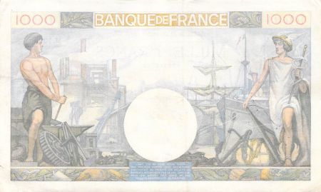 France 1000 Francs Commerce et Industrie - 19-12-1940 Série M.1335 - PTTB