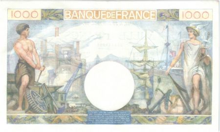 France 1000 Francs Commerce et Industrie - 29-06-1944 Série D.2563 / 015