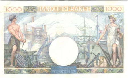 France 1000 Francs Commerce et Industrie - 29-06-1944 Série V.2682