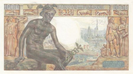 France 1000 Francs Déesse Déméter - 05-11-1942 - Série R.1862