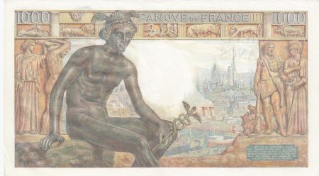 France 1000 Francs Déesse Déméter - 05-11-1942 - Série V.1871