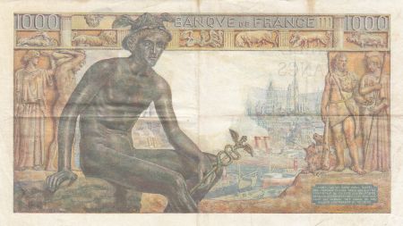 France 1000 Francs Déesse Déméter - 05-11-1942 Série M.1739 - TTB