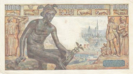 France 1000 Francs Déesse Déméter - 06-05-1943 - Série B.5257