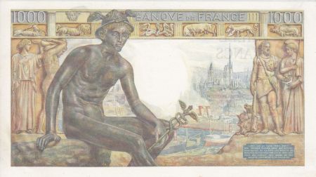 France 1000 Francs Déesse Déméter - 06-05-1943 Série Z.5244