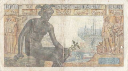 France 1000 Francs Déesse Déméter - 11-06-1942 Série M.313