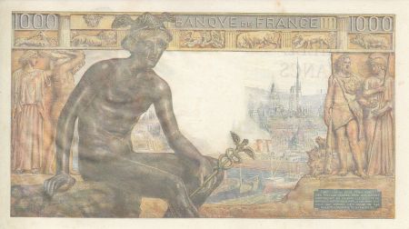 France 1000 Francs Déesse Déméter - 18/11/1943 Série P. 9994