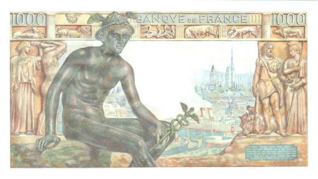 France 1000 Francs Déesse Demeter - 20-08-1942 Série C.1106