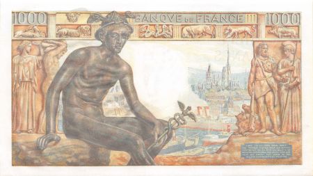 France 1000 Francs Déesse Déméter - 28-01-1943 Série P.3619 - P.NEUF
