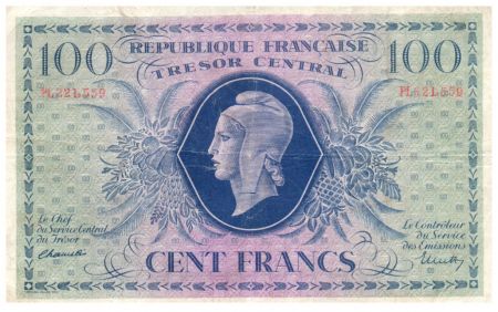 France 1000 Francs Marianne - 1943 - Série PL 221.559 - TB