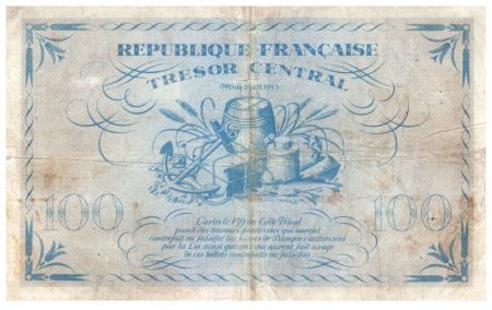 France 1000 Francs Marianne - 1943 - Série PN 655.382 - TB