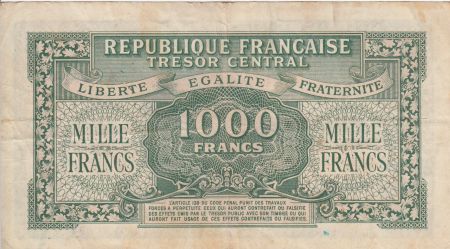 France 1000 Francs Marianne - 1945 Lettre E - Série 20 E - TB+