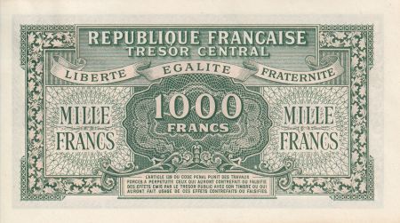 France 1000 Francs Marianne - 1945 Lettre E - Série 29 E - SUP