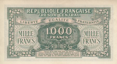 France 1000 Francs Marianne - 1945 Lettre E - Série 37 E 984000