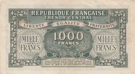 France 1000 Francs Marianne - 1945 Série 08 A