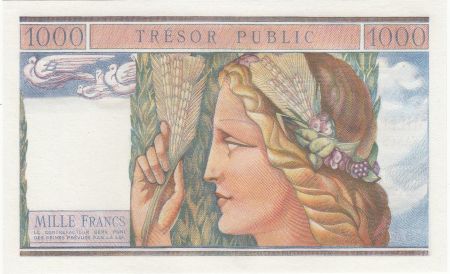 France 1000 Francs Mercure, Trésor Public - 1955 - Epreuve Spécimen