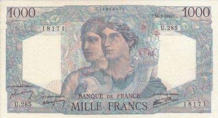 France 1000 Francs Minerve et Hercule -  16/05/1946 - Série U.285