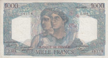 France 1000 Francs Minerve et Hercule - 05/05/1948 - Série Z.404