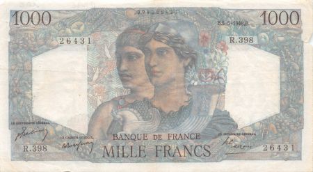 France 1000 Francs Minerve et Hercule - 05-05-1948 Série R.398 - TB