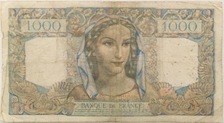 France 1000 Francs Minerve et Hercule - 06-12-1945 Série A.166 - TB