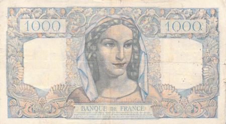 France 1000 Francs Minerve et Hercule - 06-12-1945 Série D.152 - PTTB