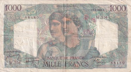 France 1000 Francs Minerve et Hercule - 07-04-1949 - Série W.556 - F.41.26