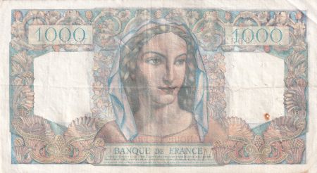 France 1000 Francs Minerve et Hercule - 07-04-1949 - Série W.558 - TTB