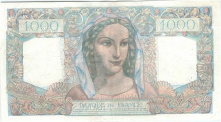 France 1000 Francs Minerve et Hercule - 09-01-1947