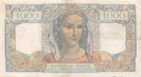 France 1000 Francs Minerve et Hercule - 12-07-1945 Série C.74 - TB+