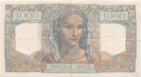 France 1000 Francs Minerve et Hercule - 13-08-1945 Série Z.108 - TTB
