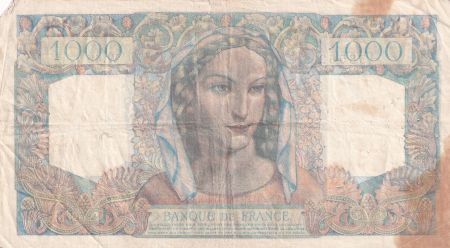 France 1000 Francs Minerve et Hercule - 14-06-1945 - Série W.46 - TB